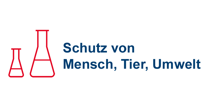 Slogan: Schutz von Mensch, Tier, Umwelt
