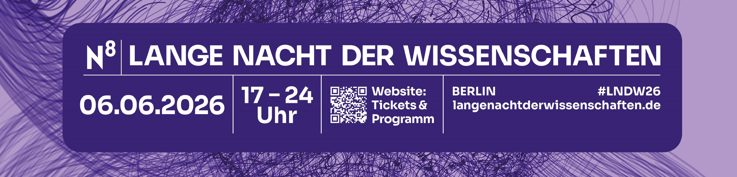 Symbolbanner für die Lange Nacht der Wissenschaften 2026